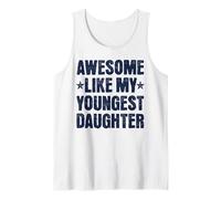 Génial, comme ma Plus Jeune Fille, drôle, rétro, Fier Papa, Maman Débardeur