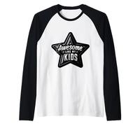 Génial, comme mes enfants, maman, père, parents, maman, papa, maman Manche Raglan
