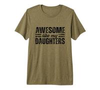 Génial comme Mes Filles drôles Maman Papa mère père Cadeaux T-Shirt Haut de Gamme