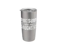 Génial comme mes filles drôles papa maman mère mère cadeaux Gobelet isotherme en acier inoxydable double paroi