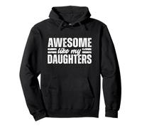 Génial comme mes filles drôles papa maman mère mère cadeaux Sweat à Capuche