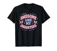 Génial comme mes filles fête des pères fête des mères fier papa T-Shirt