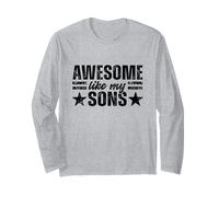 Génial comme mes fils drôles maman papa maman père cadeaux Manche Longue
