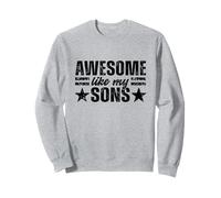 Génial comme mes fils drôles maman papa maman père cadeaux Sweatshirt