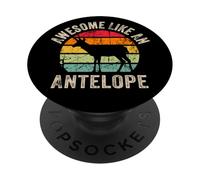 Génial comme Une Antilope, Amateur d'antilope Amusant pour Les Hommes et PopSockets PopGrip Adhésif