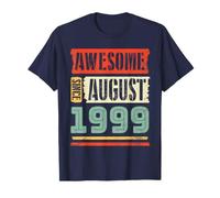 Génial Depuis août 1999 Joyeux Anniversaire à Mes 27 Ans T-Shirt
