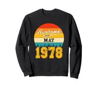 Génial Depuis Mai 1978 Ans Anniversaire Vintage Sweatshirt