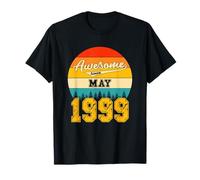 Génial Depuis Mai 1999 Ans Anniversaire Vintage T-Shirt