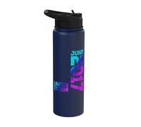 Génial juin 2017 depuis 2017 vintage 2017 rétro 2017 Stainless Steel Insulated Water Bottle