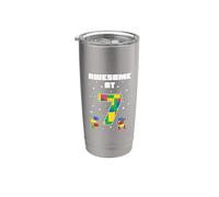 Génial pour l'anniversaire de Block Building Bricks pour enfants de 7 ans Gobelet isotherme en acier inoxydable double paroi