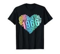 Génial Septembre 1966 Fille légendaire Fabulous 60th Sixties T-Shirt Graphique avec Valeur