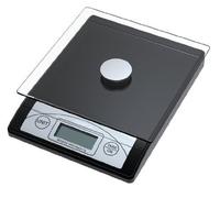 Genie 3623 Eds Balance À Courrier Et De Cuisine Graduée De 1 G À 5 Kg En Plastique Résistant Avec Plateau De Verre Et Écran Digital Noir