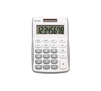Genie Calculatrice 120 B 8 chiffres (Dual Power (Pile, solaire), design compact gris