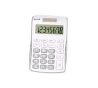 Genie Calculatrice 120 B 8 chiffres (Dual Power (Pile, solaire), design compact gris