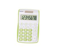 Genie Calculatrice 120 B 8 chiffres (Dual Power (Pile, solaire), design compact vert