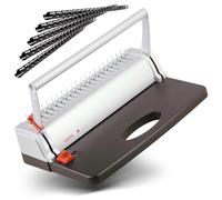 Genie CB 800 Relieuse pour baguettes spirale pour max. 145 feuilles format A4 avec reliures spirale en plastique Argent/noir