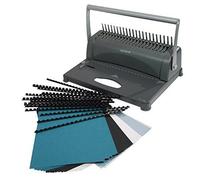 Genie Cb 850relieuse Jusqu'à 350feuilles, Din A4, Avec Kit De Démarrage 75pièces Argent/Noir