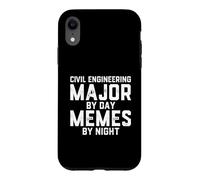Génie Civil Major Day Memes Night Ingénieur structurel Coque pour iPhone XR