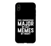 Génie Civil Major Day Memes Night Ingénieur structurel Coque pour iPhone XS Max