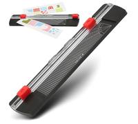 GENIE CT 05 Coupe-papier A4 | 4 en 1 avec coupe droite | Massicot papier A4 pour bureau, école et loisirs | Machine à découper du papier | Coupe-papier | Appareil de découpe de papier