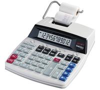 Genie D69 Plus Calculatrice avec imprimante Affichage 12 chiffes Impression rouge/noir Gris