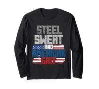 Génie De L'armée Steel Sweat and American Grit Manche Longue