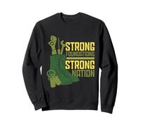 Génie De L'armée Strong Fundation Strong Nation Sweatshirt