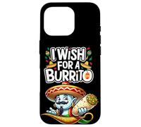 Genie in A Bottle Citation culinaire Mexicaine « Je Souhaite Un Burrito » Coque pour iPhone 16 Pro