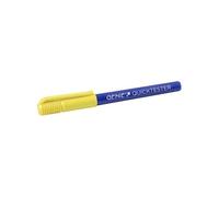 GENIE Marqueur détecteur de faux billets Quicktester - Multi-devises - Portable - Bleu/Jaune