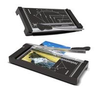 GENIE Massicot à levier GH 05 | Massicot A4 | Massicot pour papier, photos et carton | Massicot papier avec lignes de butée et rail de pressage | Paper Cutter