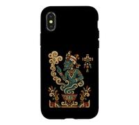 Génie Maya dans Une Lampe Mythologie aztèque Djinn Mashup Drôle Coque pour iPhone X/XS