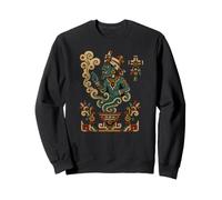 Génie Maya dans Une Lampe Mythologie aztèque Djinn Mashup Drôle Sweatshirt