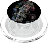 Génie mécanique du Plan Technique des Voitures de Course PopSockets PopGrip pour MagSafe