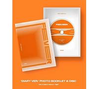 Genie Music Ateez - Zero : Fever Part.3 [Diary ver.] (7ème mini album) + affiche pliée limitée pré-commande + cadeau culturel coréen (autocollants décoratifs, cartes photos)