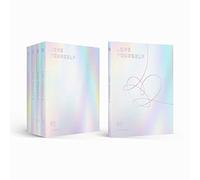 Genie Music Bts-Love Yourself réponse [Au hasard Ver.] 2Cd+Photobook+Mini+Livre+Photocard Sticker Pack+affiche pliée