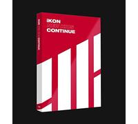 Genie Music iKON - New Kids : Continue [Red ver.] (Mini Album) CD+Photobook+Postcard+Photocard+Folded Poster