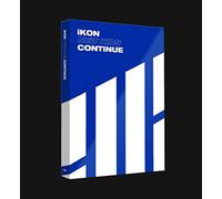 Genie Musique Ikon - Neuf Enfants : Continuer [Bleu Ver.] (Mini Album) CD + Photobook + Carte Postale + Photocard + pliée Poster