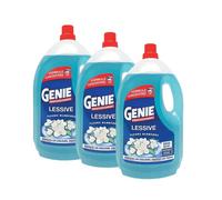 Génie Professionnel Lessive Liquide Concentrée Anti-Calcaire, Fleurs Blanches, 240 Lavages, 12 L (3 Paquets de 80 Lavages)