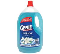 Génie Professionnel Lessive Liquide Concentrée Anti-Calcaire, Fleurs Blanches, 80 Lavages, 4 L