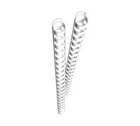 GENIE Spiralbinderücken 10mm weiß 25 Stk