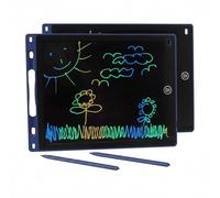 GENIE WP 10 Lot de 2 tableaux d'écriture LCD 10" - Tableau magique numérique pour enfants et bloc-notes pour bureau/maison - Dessin et écriture sans papier avec fonction de verrouillage, stylo inclus