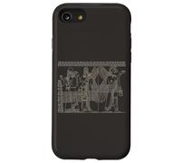 Genies ou Apkallu Sculpture en Relief de Nimrud Coque pour iPhone SE (2020) / 7/8