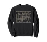 Genies ou Apkallu Sculpture en Relief de Nimrud Sweatshirt