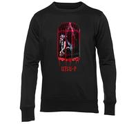 GENIGMAE Utsu-P Fan Pull-Over Unisexe Hommes Femmes Manche Longue Noir Chandail Jumper Unisex Men Women Black XL