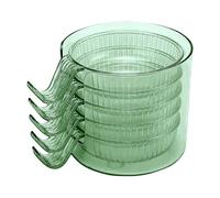 Genikeer Bol à Sauce | Plat à Sauce Acrylique - Assiettes à Condiments,Pour Condiment Barbecue Cuisine Salle À Manger Thé Apéritif