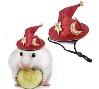 Genikeer Chapeau de Lapin pour Animaux de Compagnie, Chapeaux pour Animaux de Compagnie pour Petits | Chapeau de Magicien de fête pour cochons d'Inde | Petit Chapeau créatif et pour de