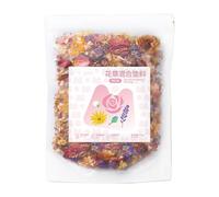 Genikeer Litière pour Gerbille | 100g Fleurs Séchées Litière Petits Animaux - Parfum Apaisant Absorption Humidité Décoration Habitat,pour Furet Lapin Cage Intérieur Poulaillet Chat