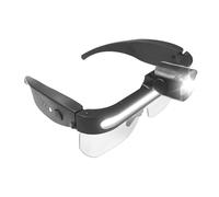 Genikeer Lunettes De Sécurité Avec Lumières LED,Lunettes De Laboratoire 2 Modes,Protège-Yeux pour Espaces de Travail Sombres - Pour Hommes Femmes Construction Réparation Automobile Travaux Sous Capot