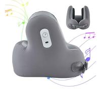 Genikeer Oreiller Cervical de Voyage,Oreiller de Sommeil et Soutien Cervical pour Voyage | Appui-Tête Ergonomique avec Écouteurs sans Fil pour Trajets Sieste Domicile Studio