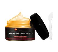Genikeer Pâte Torche Brûlante, 120ml Torch Paste Bois, Torch Paste Burning Wood pour La Création Pyrogravure, Gel De Combustion du Bois, Marqueur De Brûlure Crème Gravure Non Toxique